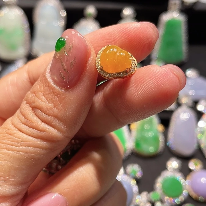 翡翠银S925镶嵌颈饰