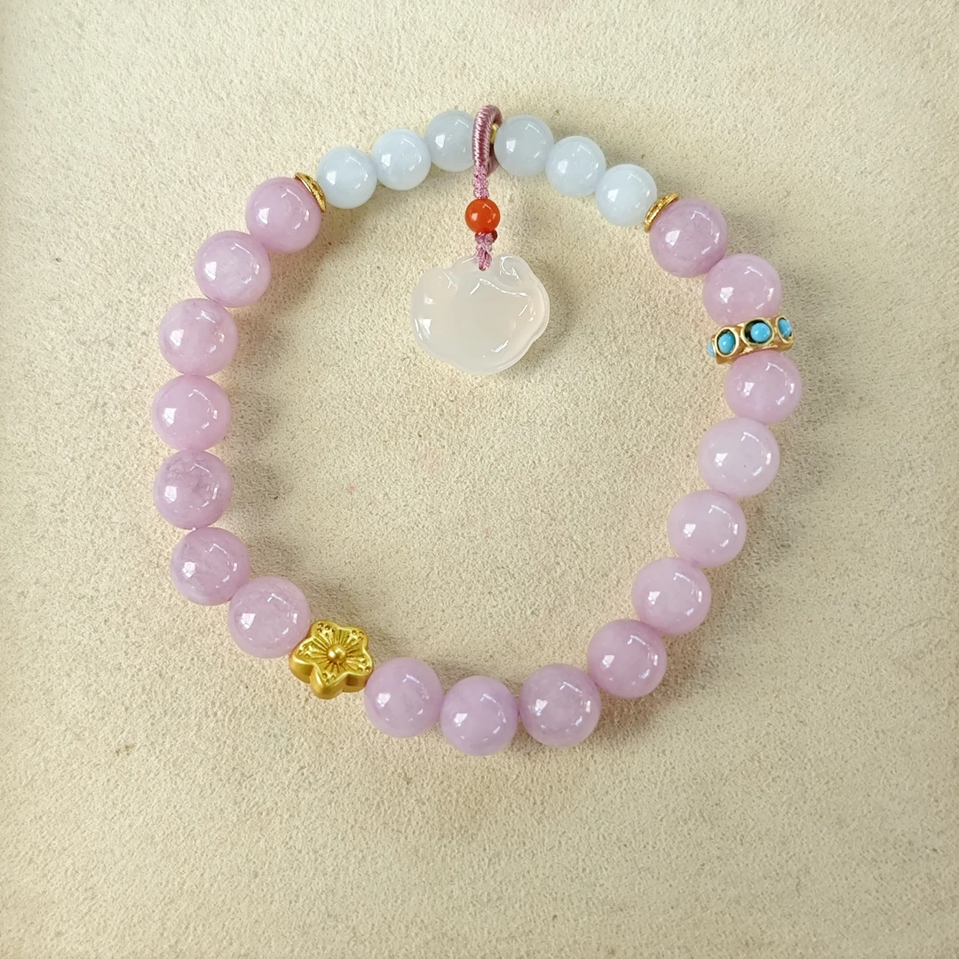 054紫锂辉祥云锁手链0000