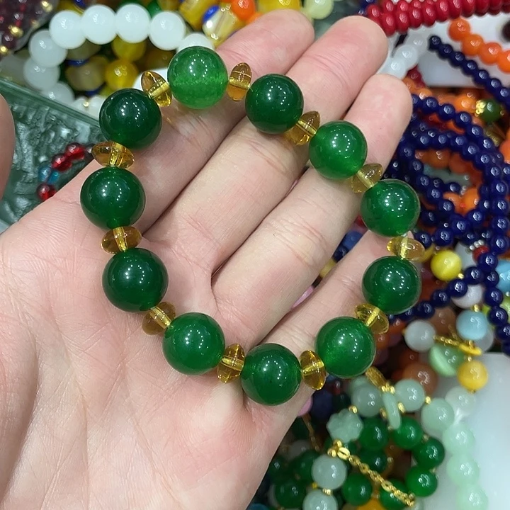 纯铜石英石精美手链