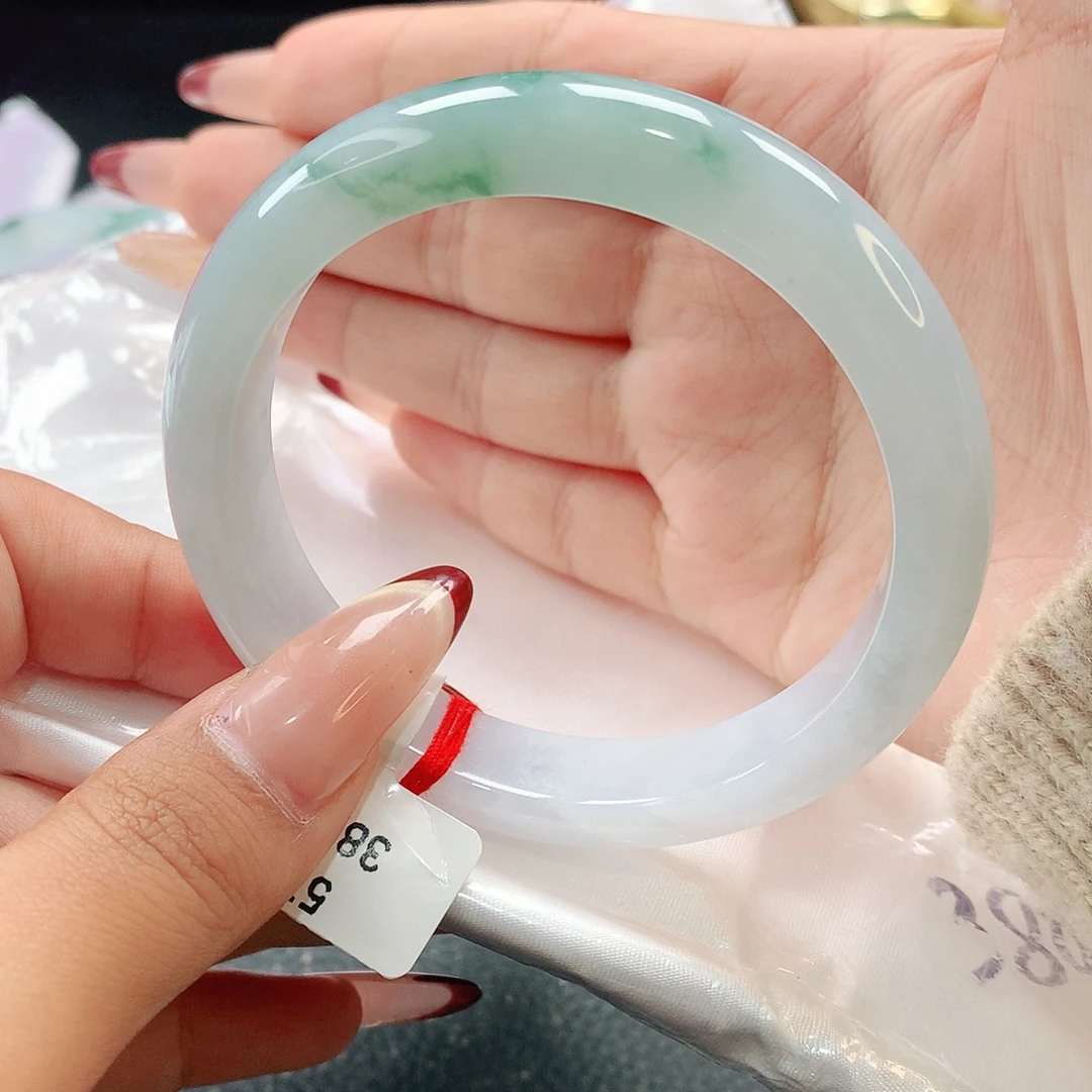 翡翠未镶嵌手镯缅甸天然翡翠