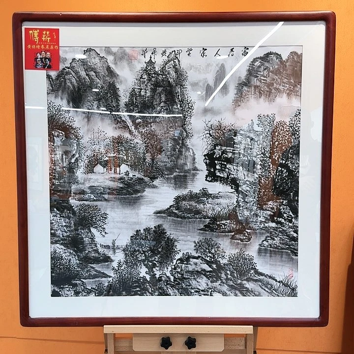 国画书法作品多次参加