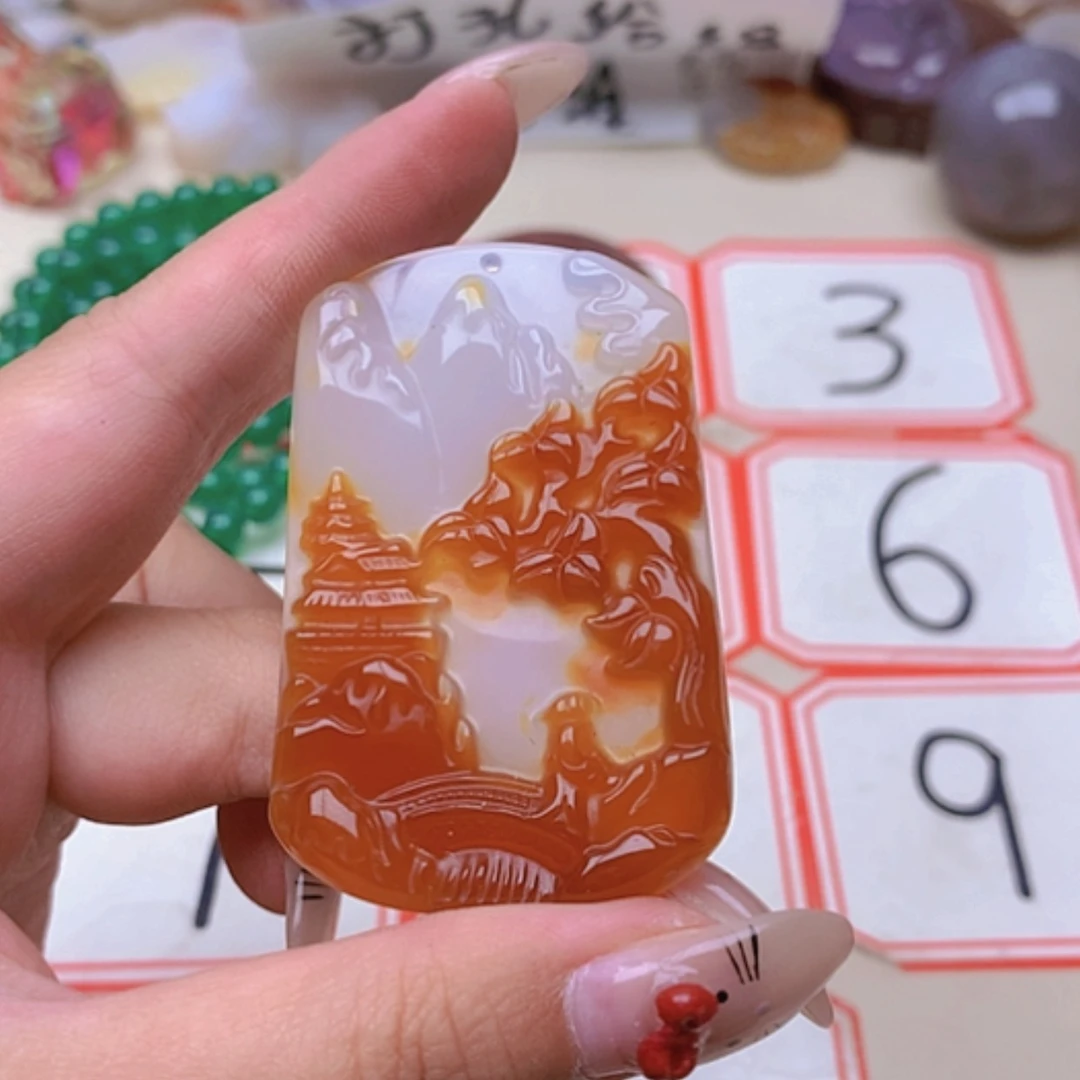 【闪购商品】未镶嵌玛瑙/玉髓珠宝半成品茉*