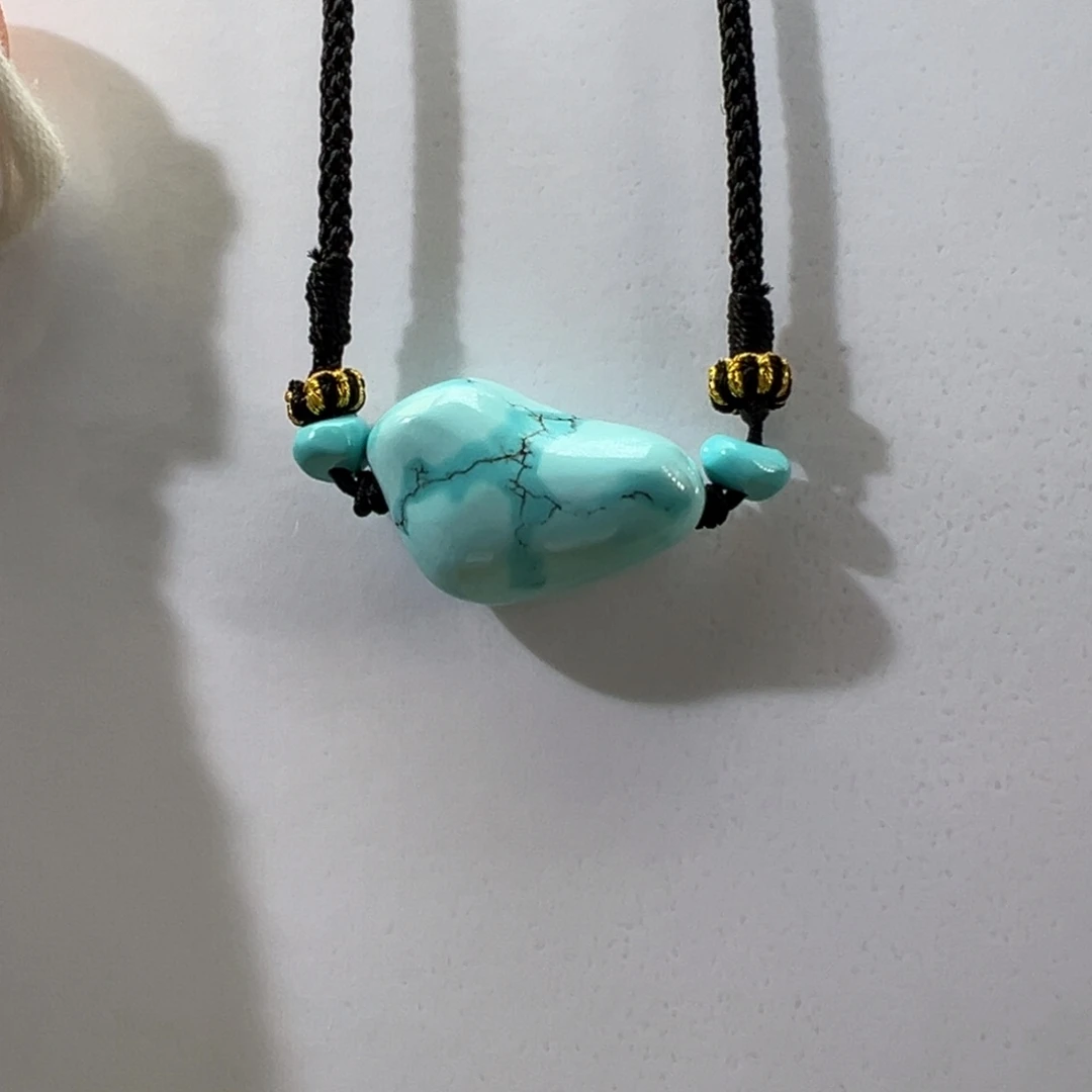 绿松石未镶嵌挂件