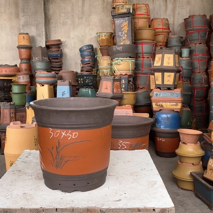 紫砂花盆紫砂花盆