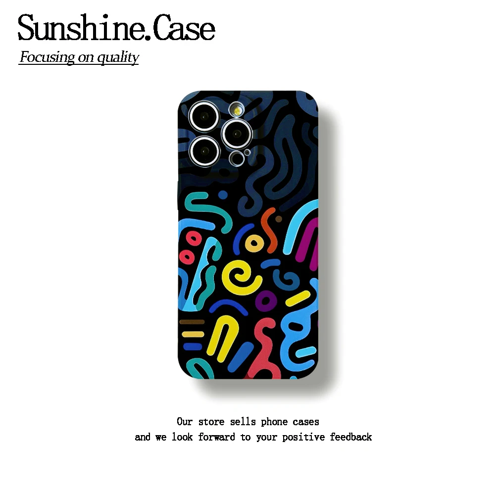 粗线条菲林软壳适用苹果oppo华为vivo小米荣耀创意手机壳防摔