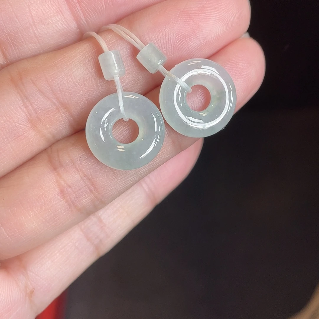 翡翠未镶嵌耳饰11111111