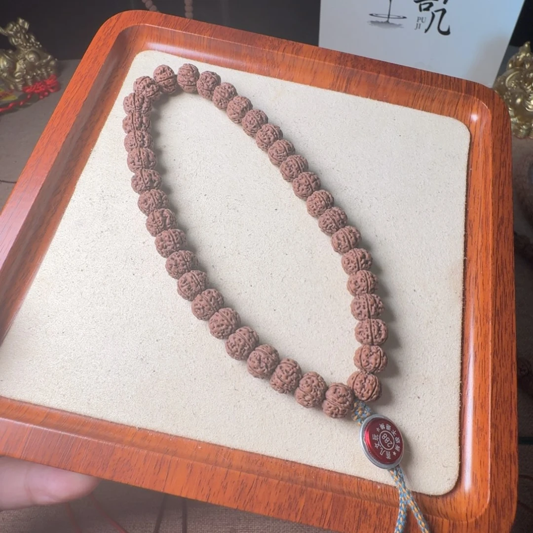 金刚菩提手串凹底梅花 单圈 编号288