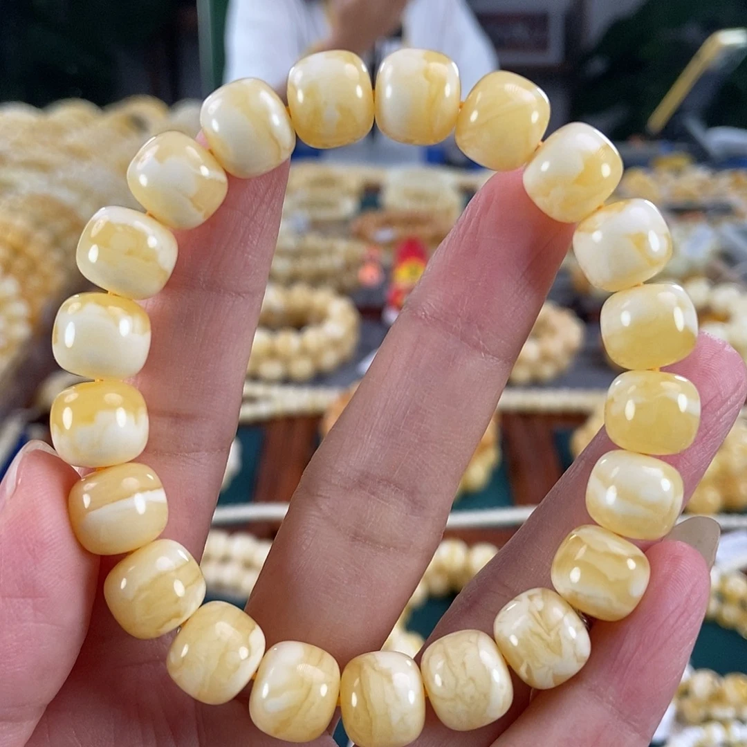 琥珀未镶嵌珠宝奇石11虎皮老型同料16.74