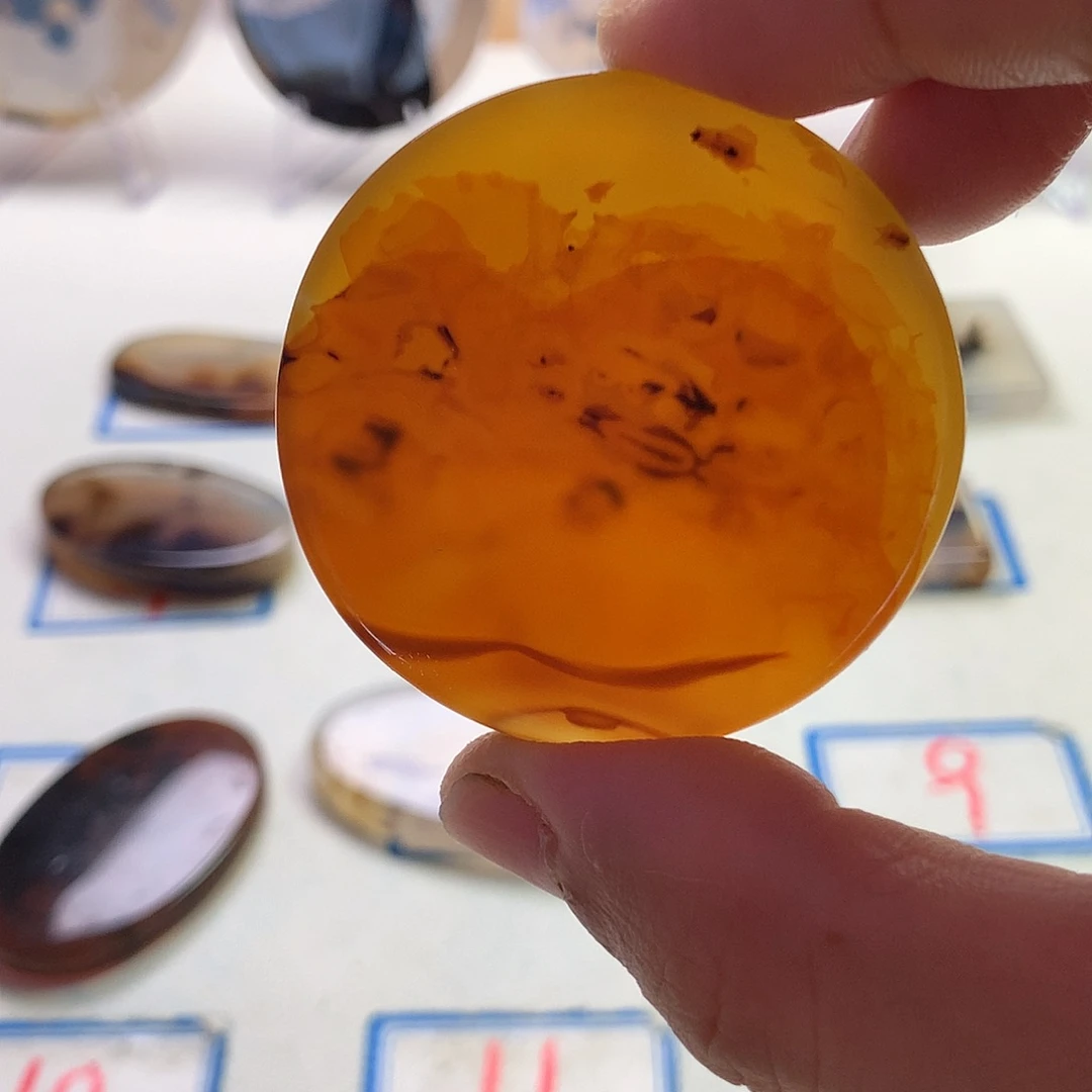 未镶嵌玛瑙/玉髓珠宝半成品