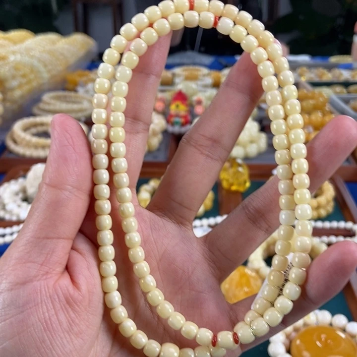 琥珀未镶嵌珠宝奇石5+浓白蜡108老型13.43