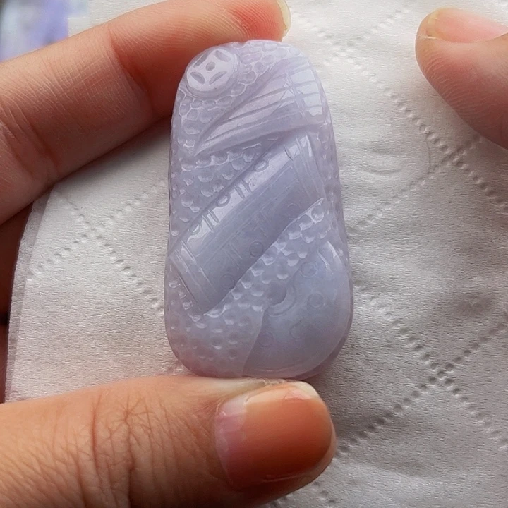 翡翠未镶嵌吊坠(不含链)挂件