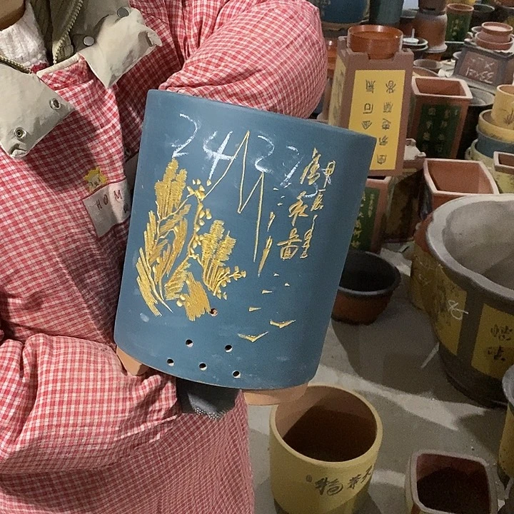 紫砂花盆紫砂花盆