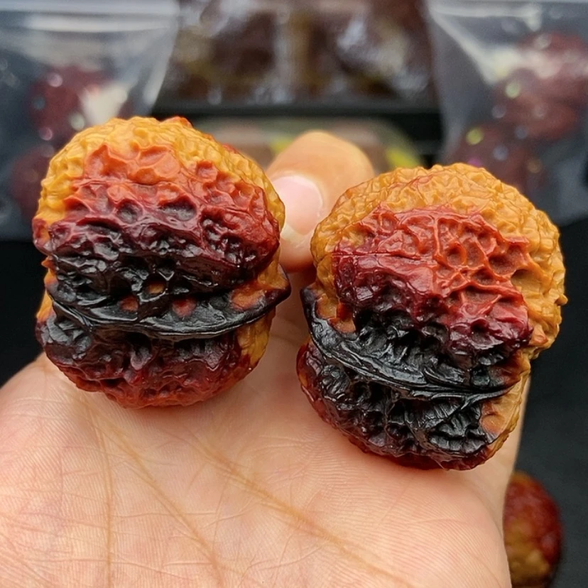 【闪购商品】把件文玩核桃40尺火麒麟金蟾