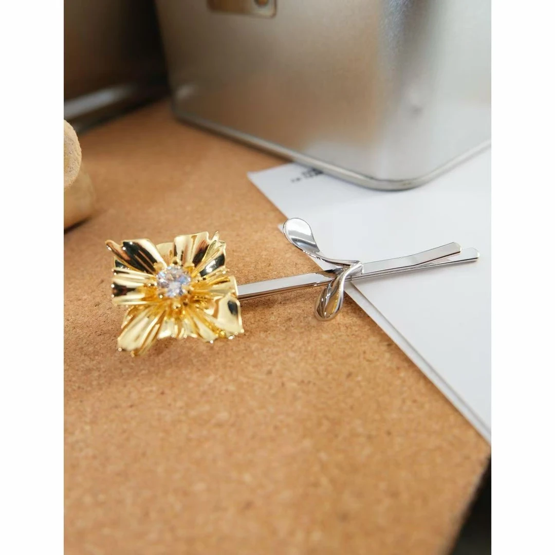 小众设计折纸方花发饰46210