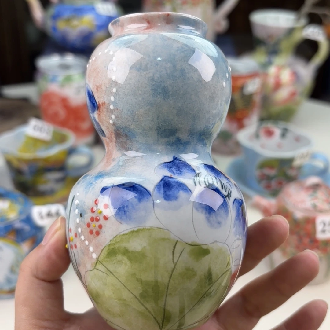 景德镇手绘高温釉下彩陶瓷茶具