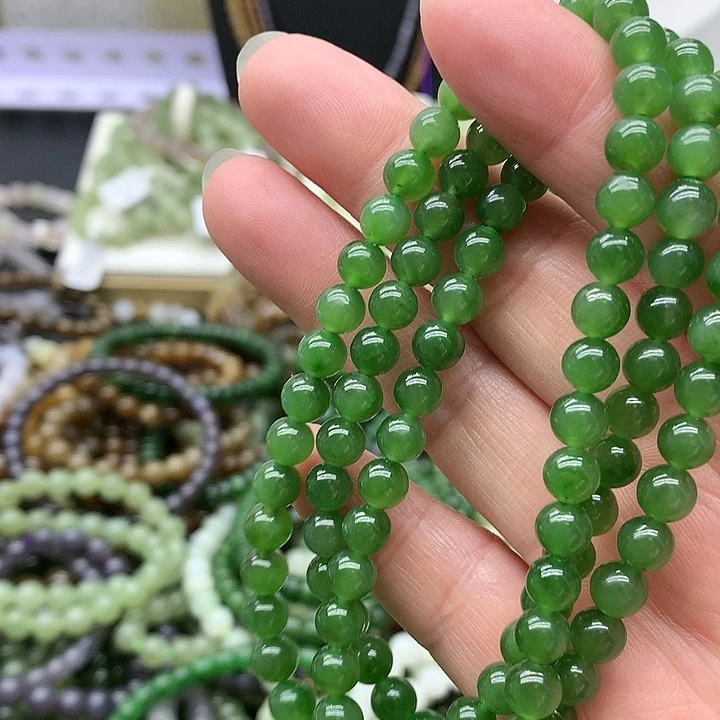 【闪购商品】和田玉手链未镶嵌微*～6