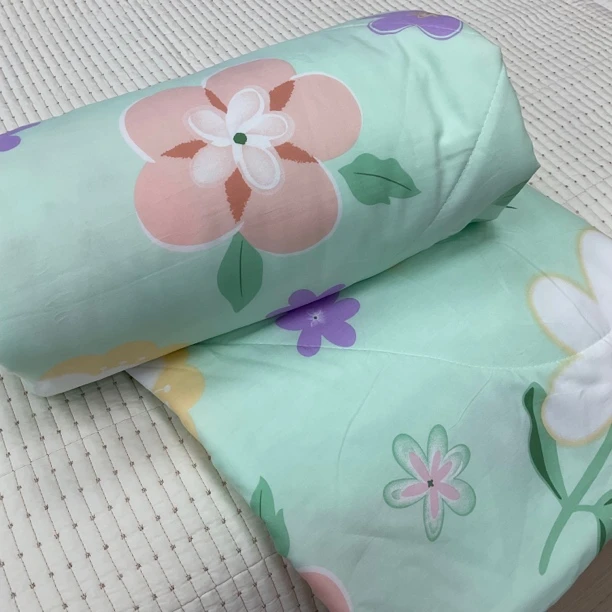 人造棉绵绸单人夏凉被（春光）儿童夏凉被柔软亲肤空调被缩水