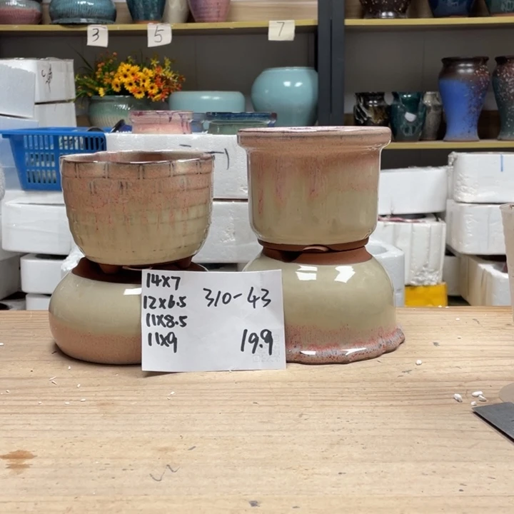 紫砂花盆多肉花盆微瑕43