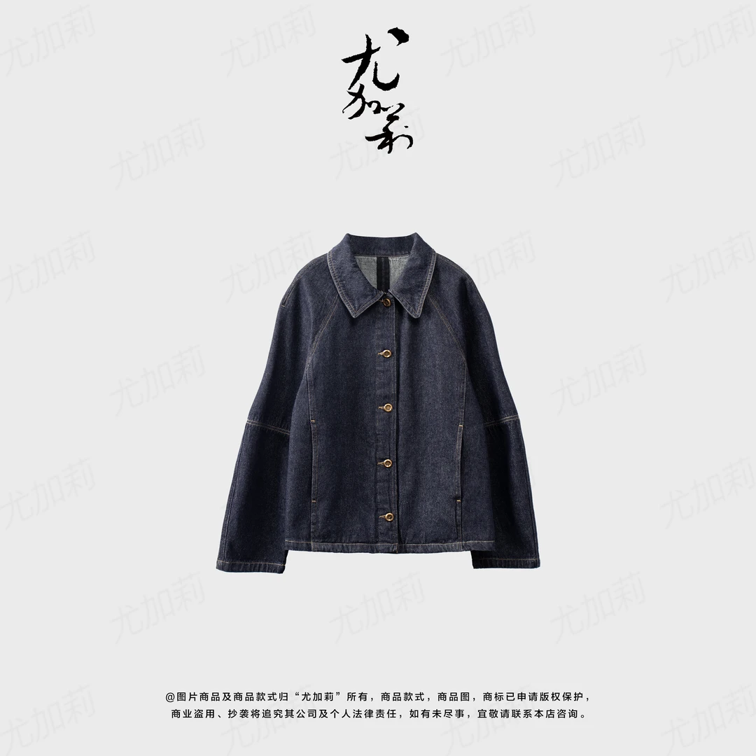 加莉精选【时髦洒脱】-柜台款牛仔外套