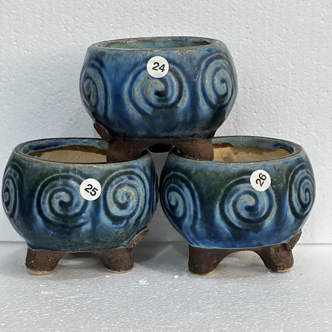 福利款，青铜窝口花盆，链接是3个花盆价钱，内口8.5高9左右