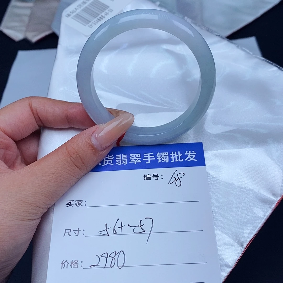 翡翠未镶嵌手镯百元手镯默认瑕疵