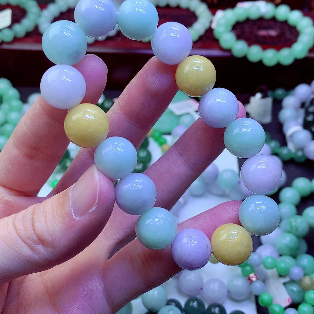 翡翠未镶嵌毛衣链