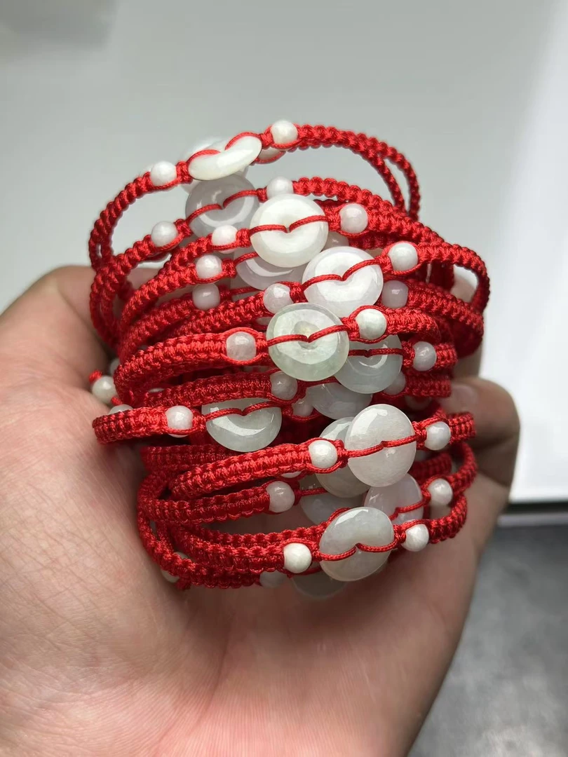 【兰兰】天然翡翠手绳吊坠@DDH97684/多样性发一件