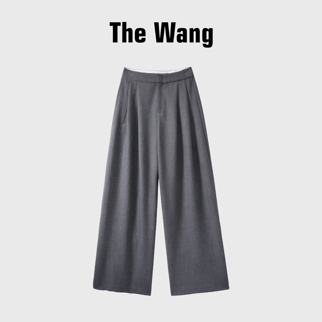 The Wang【恒际】阔腿高腰休闲裤B012-YB1031-1