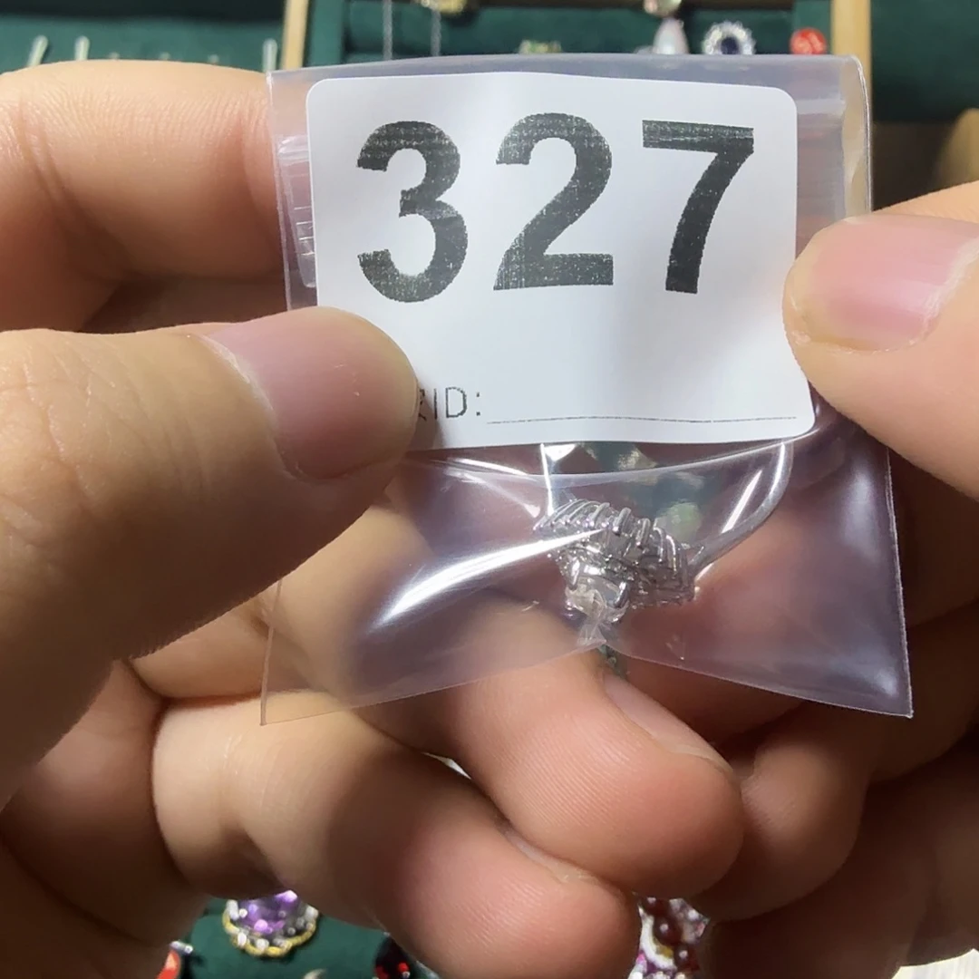 傲***咒银S925镶嵌戒指月光石
