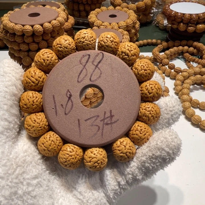 桃核手串13文玩桃核手串直播