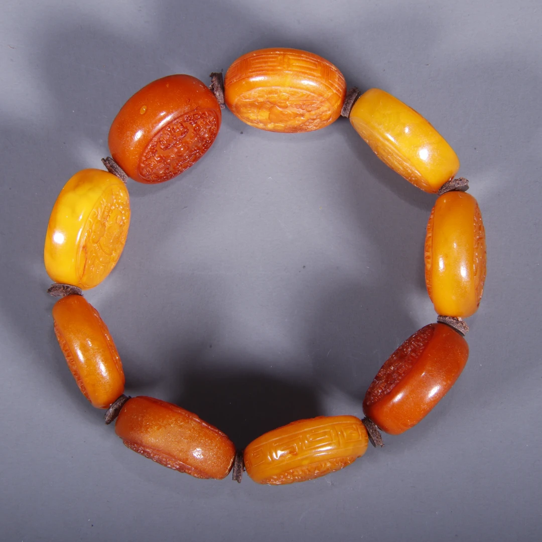 蜜蜡扎基拉姆财神手排G高91446