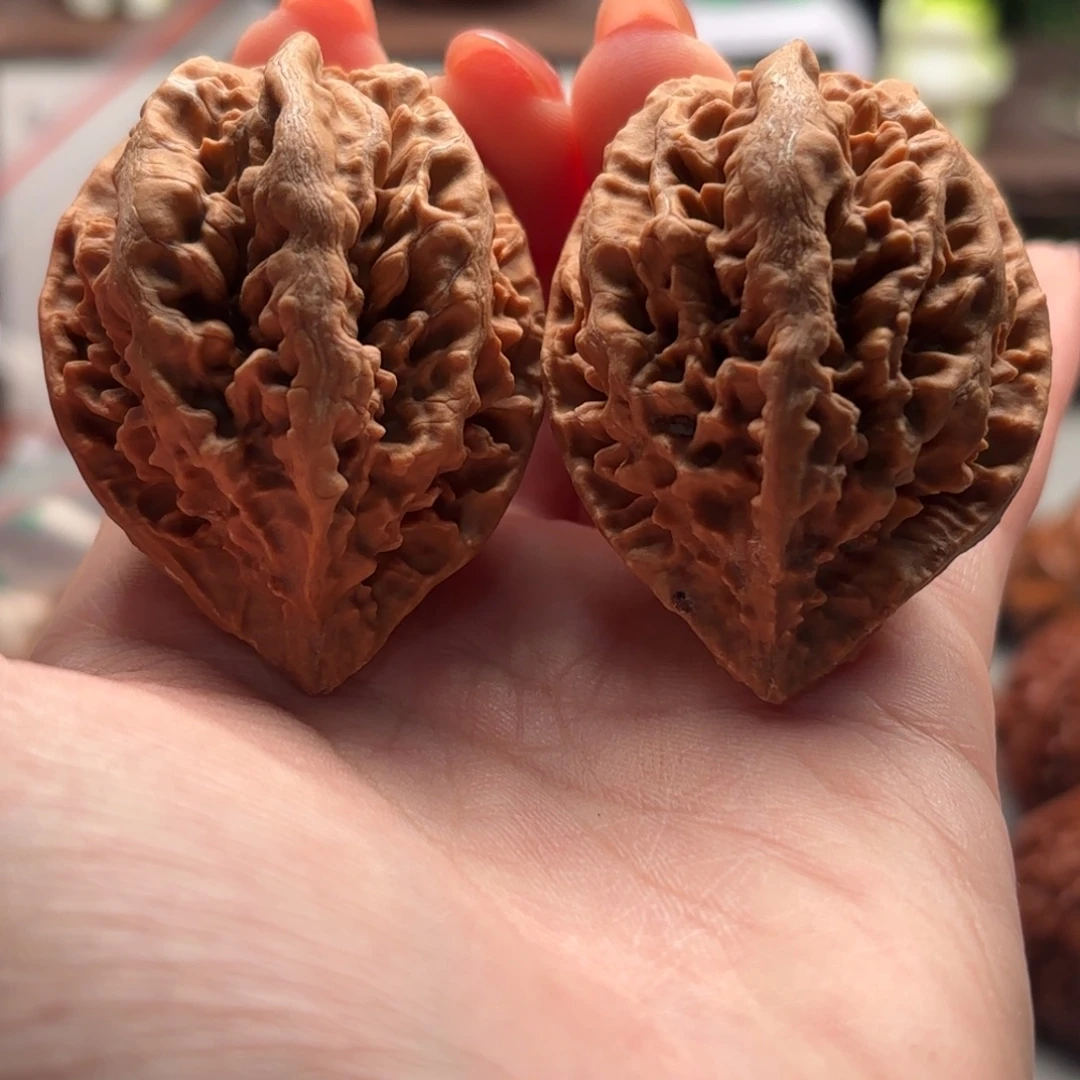 文玩核桃把件小蛙磕103