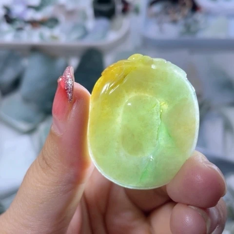 翡翠裸石翡翠玉料