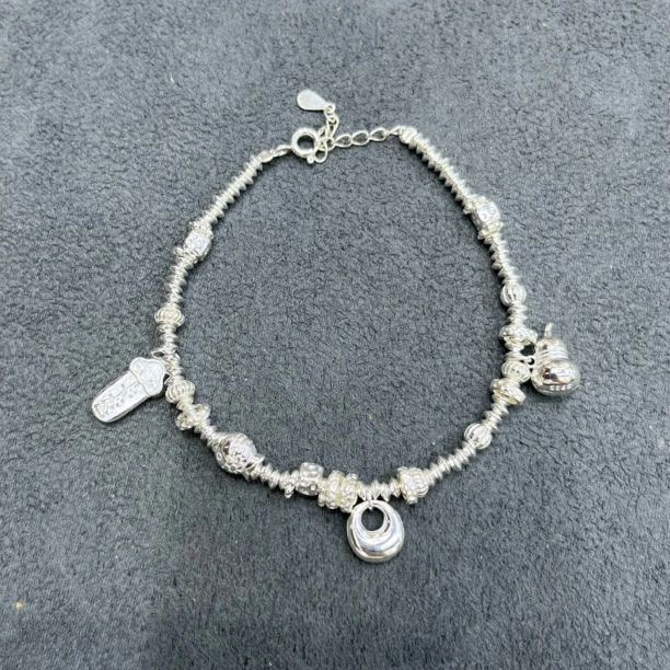 925银手链 银饰盘缠手链-5476