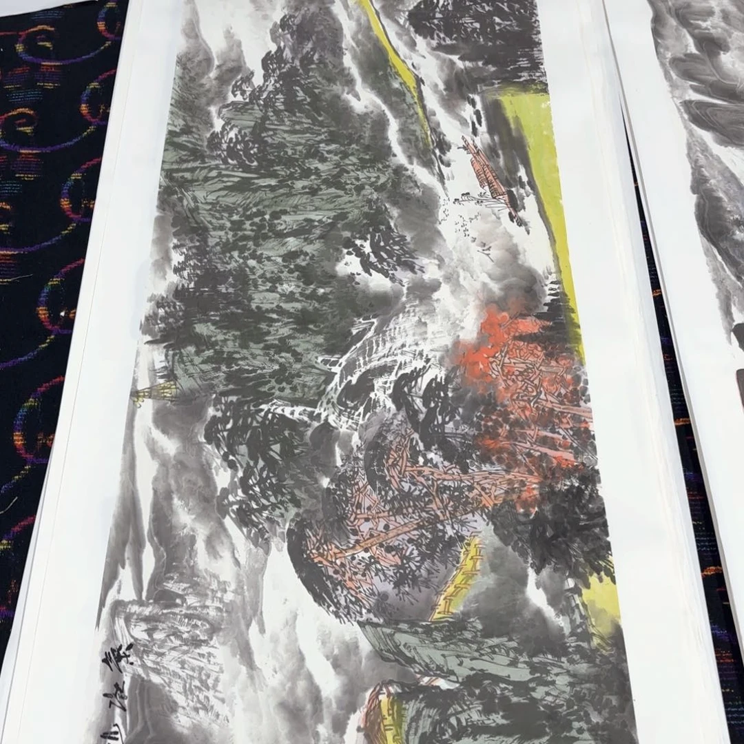 国画用**字苗华小六尺童