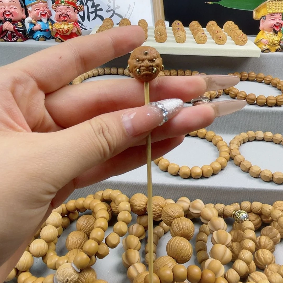 猴头核桃手串鹊*獠牙恶僧15+