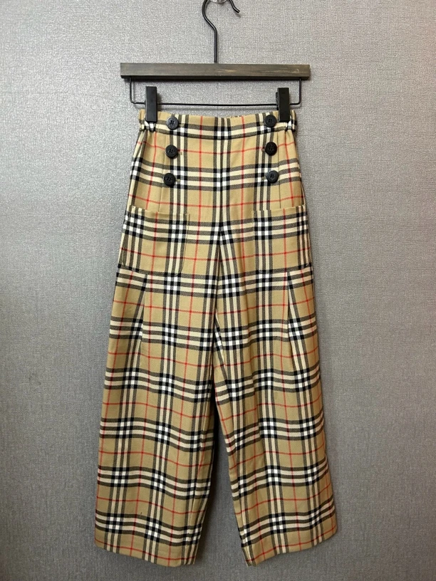 95新 BURBERRY/博柏利 格纹长裤
