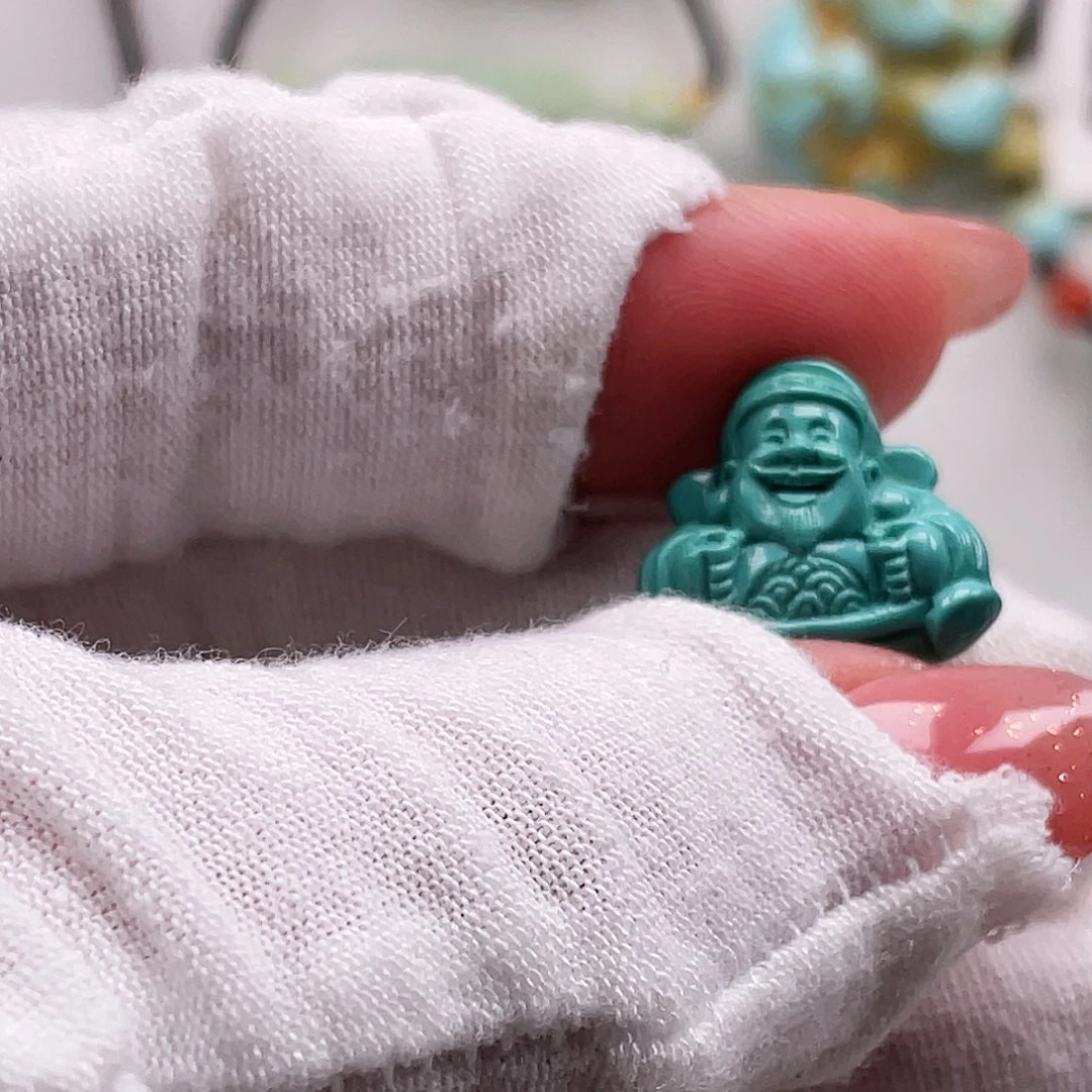 绿松石未镶嵌摆件