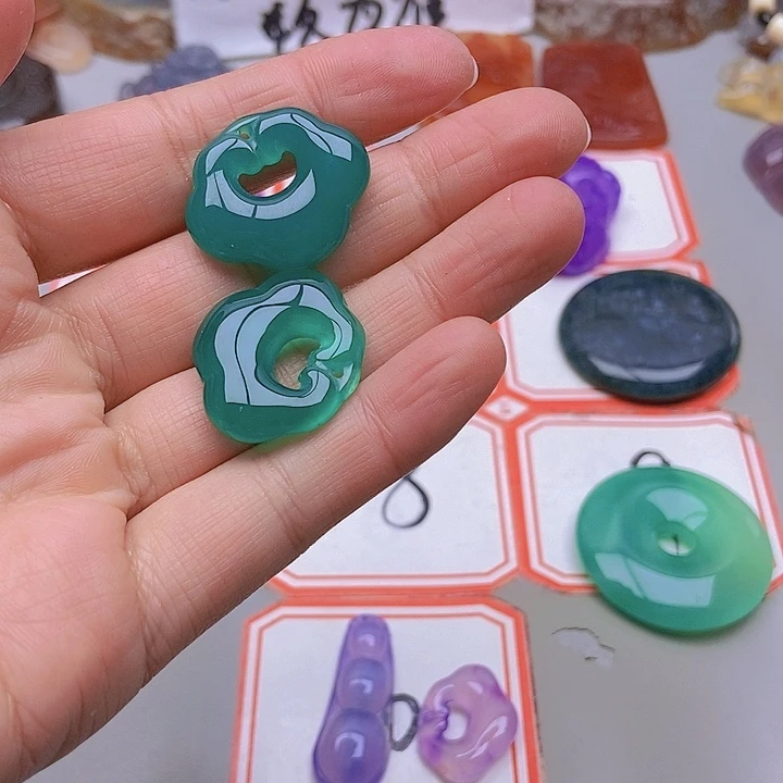 【闪购商品】未镶嵌玛瑙/玉髓珠宝半成品过*