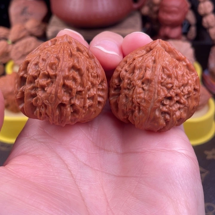 吊坠文玩核桃三角白40