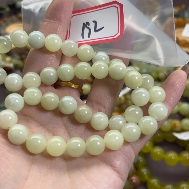 蛇纹石玉未镶嵌手链