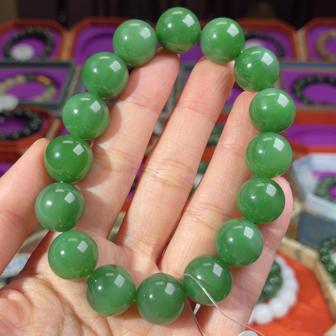 和田玉（碧玉）未镶嵌手串