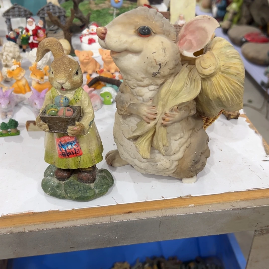金***行瓷片瑕疵耳朵工艺品默认微瑕看好再拍不退不换