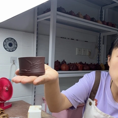 紫泥茶案主人杯主人杯