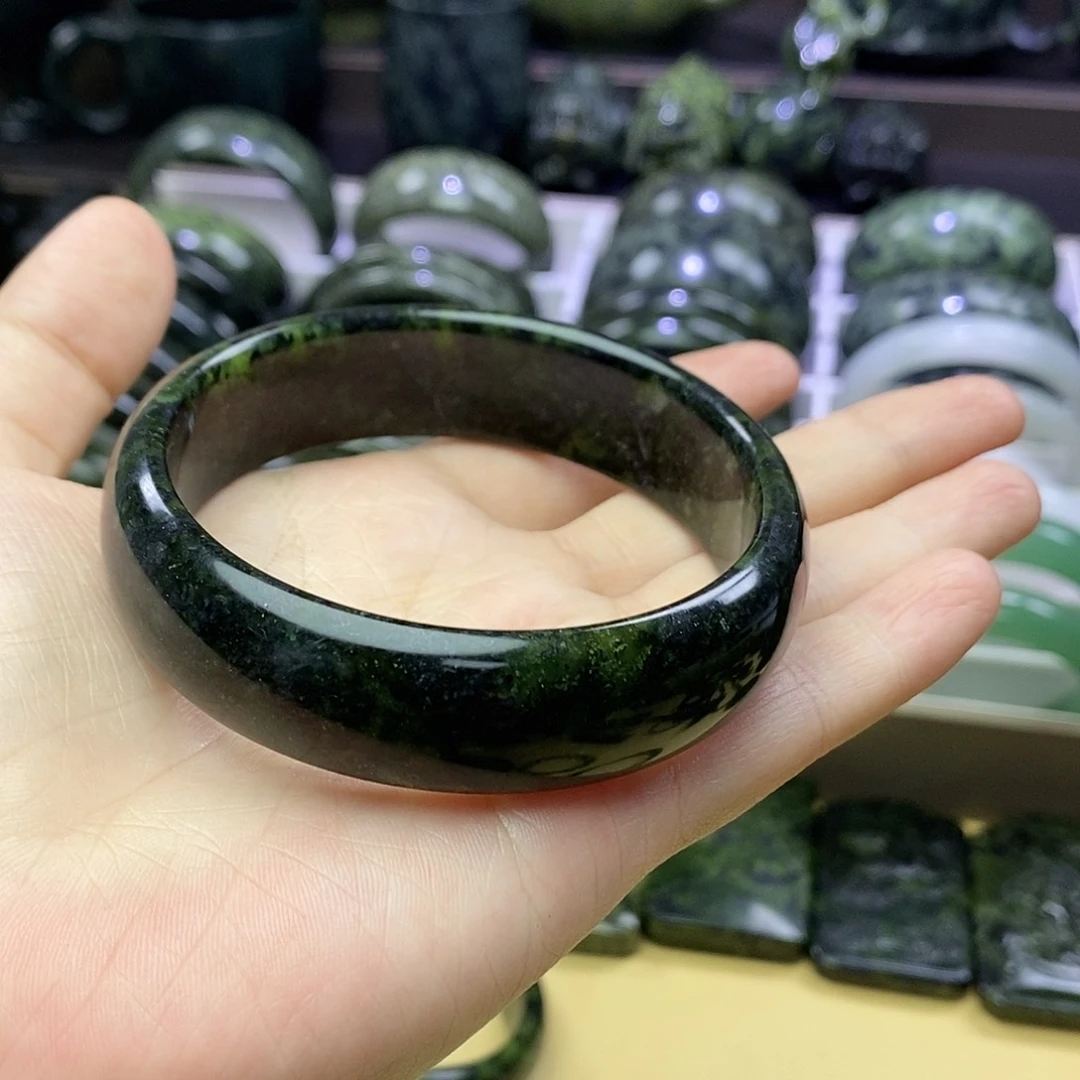 蛇纹石玉未镶嵌手镯凤*