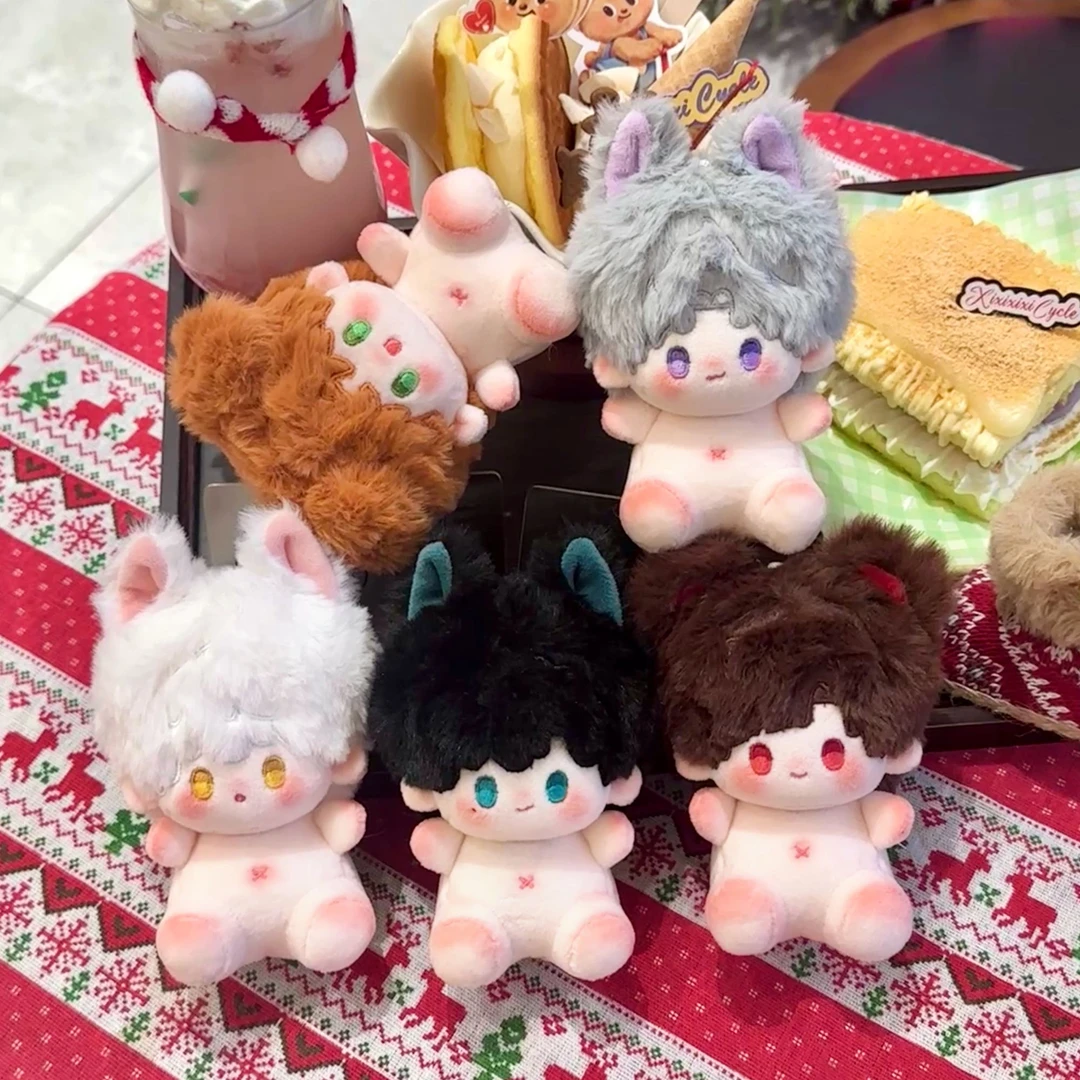 光与夜之恋10cm小布丁坐姿原创棉花娃娃可爱文创好物