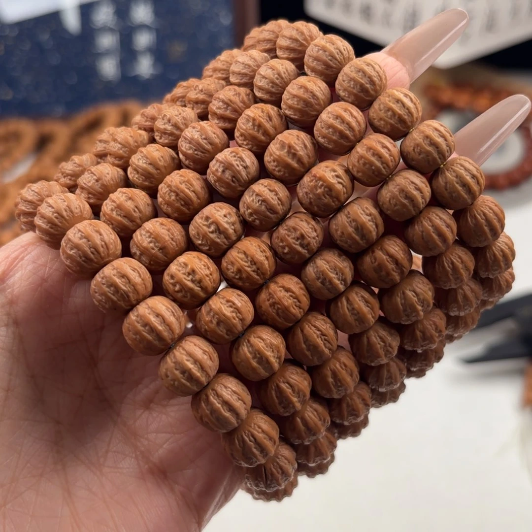 猴头核桃手串无暇走色色差京八棱10-11