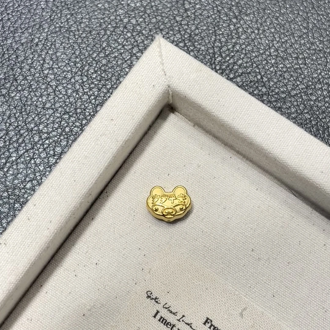 足金999岁岁平安转运珠轻奢大气简约适合送宝宝