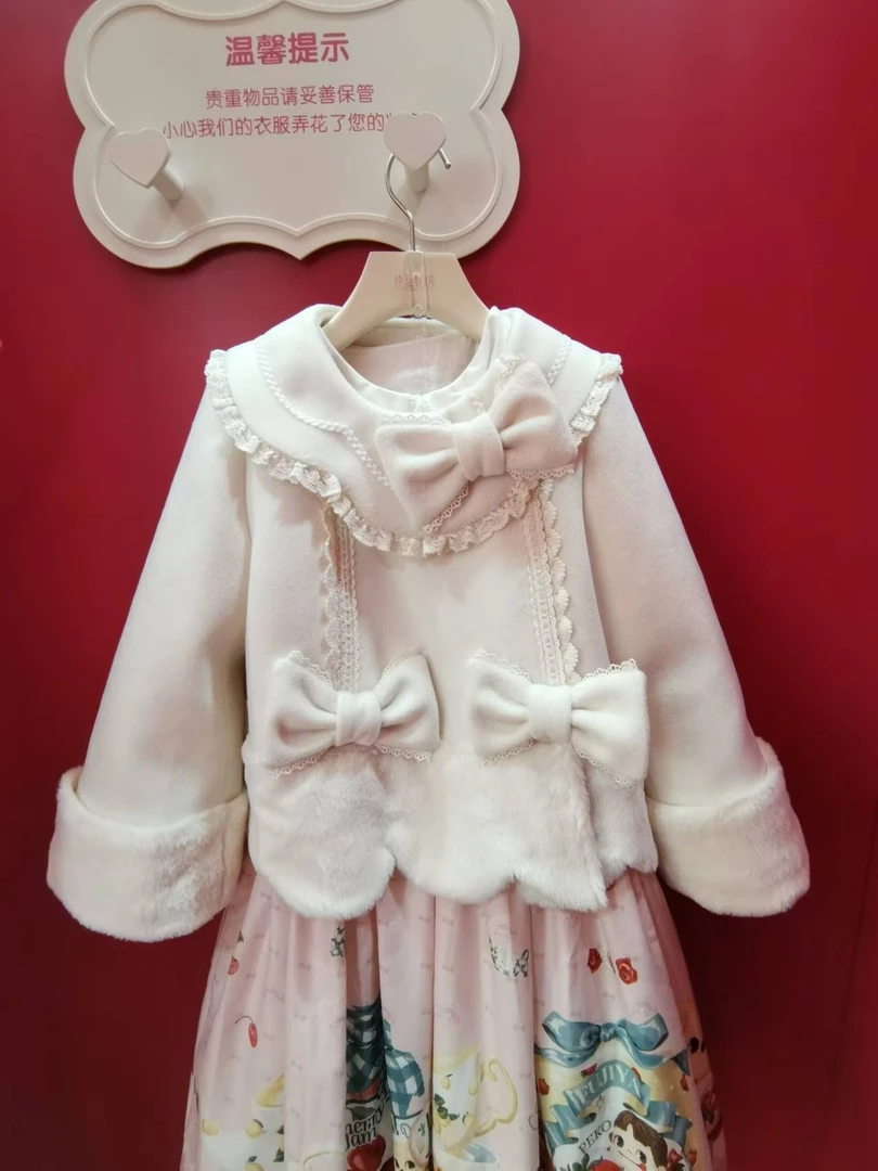 蝴蝶结短大衣 外套 洛丽塔