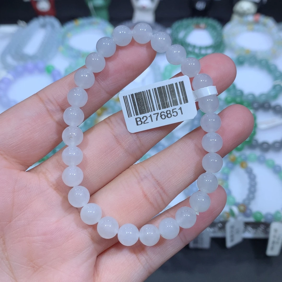 未镶嵌手串翡翠天然